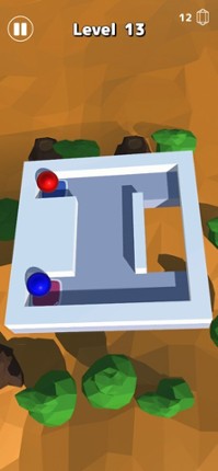 TwoBalls - Rolling Ball Game Image