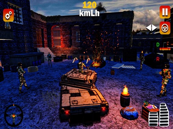 Army Tank Parking Tank Game screenshot