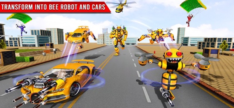 Bee Robot Transform Game 3D screenshot