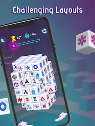 Mahjong Dimensions: 3D Puzzles screenshot