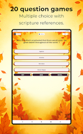 Bible Trivia Game screenshot