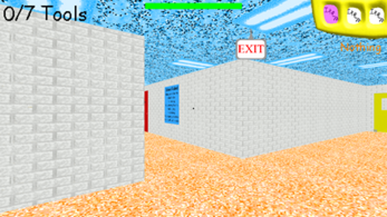 Baldi's On A Wheel Thing Image