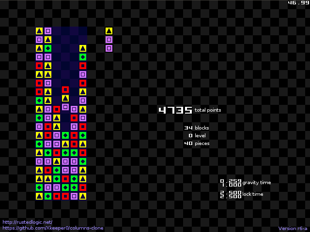 Games like Columns Clone