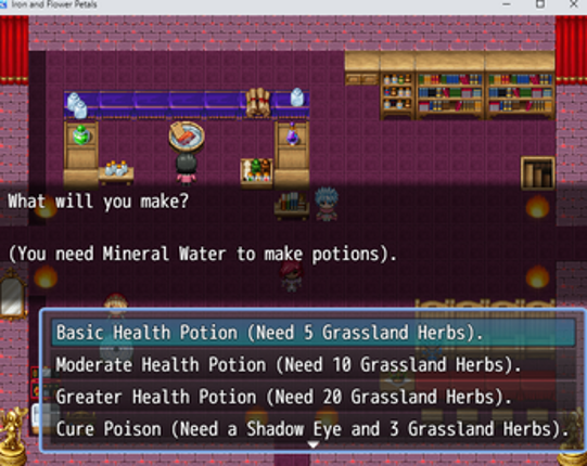 Iron and Flower Petals screenshot