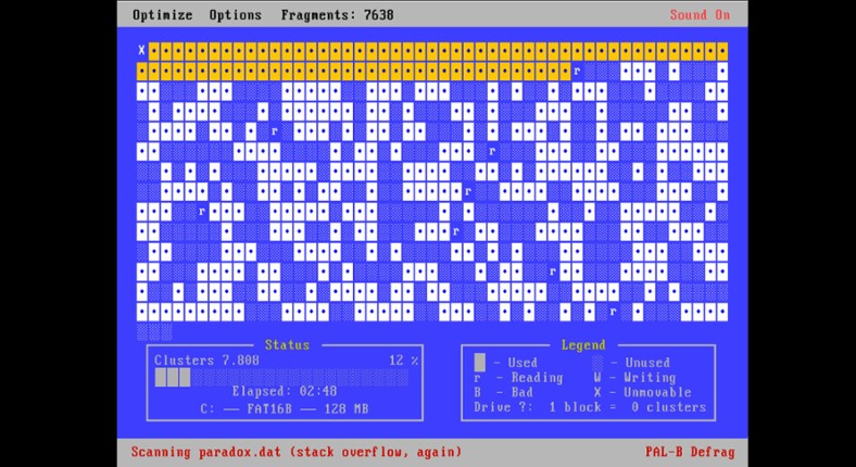 Idle Defragmenter 95 screenshot
