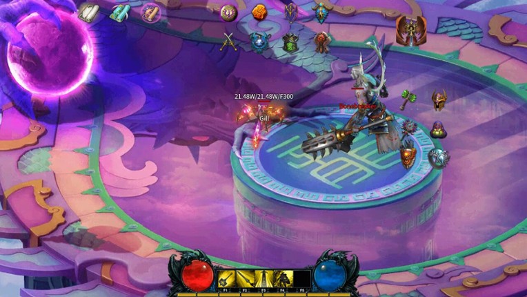 Legend of the Dark War God screenshot