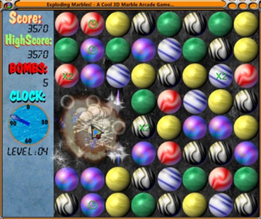 Michael Hardy's Exploading Marbles Game! screenshot
