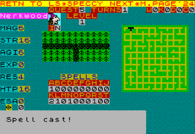 Return to Long Shadows for ZX Spectrum NEXT Image