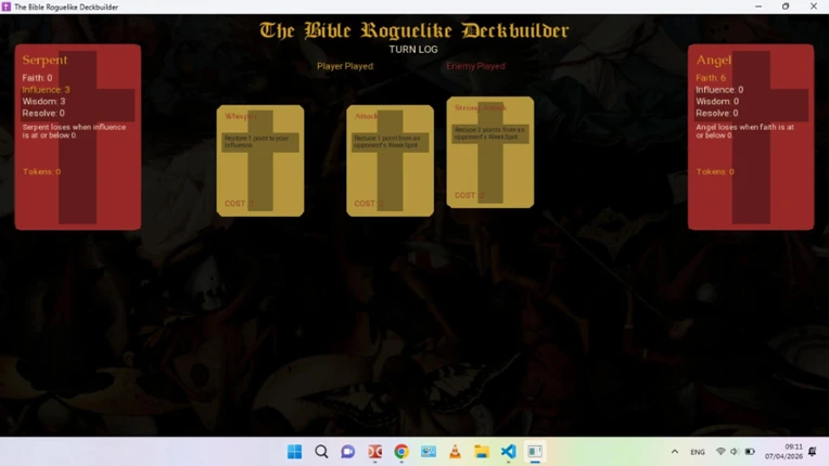 The Bible Roguelike Deckbuilder Image