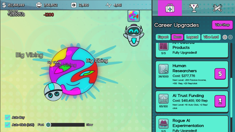 Vibe Clicker screenshot