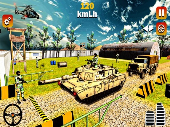 Army Tank Parking Tank Game screenshot