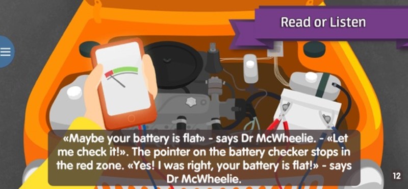Doctor McWheelie: Battery screenshot