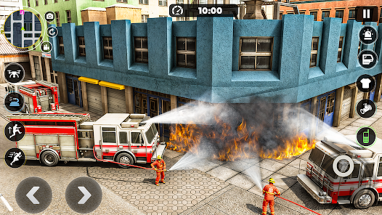 US Firefighter Truck Rescue 3D Image