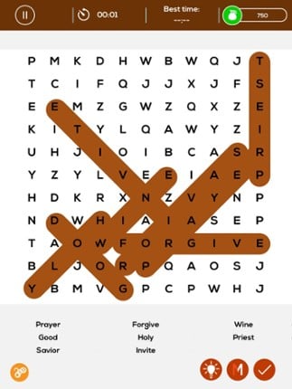 Giant Bible Word Search Pro screenshot