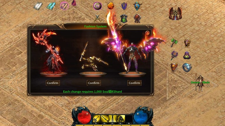 Legend of the Dark War God screenshot