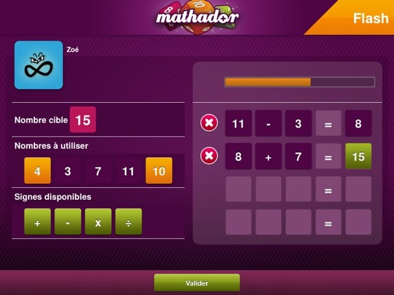 Mathador Flash &amp; Plato - Jeux de calcul mental pour la famille screenshot