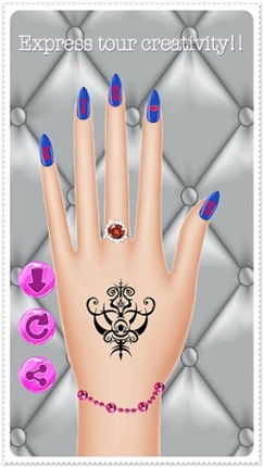 Nail Salon Spa - dress up and makeover games play free tattoo &amp; makeup girls screenshot