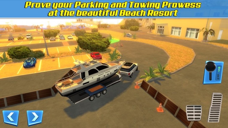 RV & Boat Towing Parking Simulator Real Road Car Racing Driving screenshot