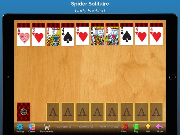 Solitaire Card Games 4 in 1 HD screenshot