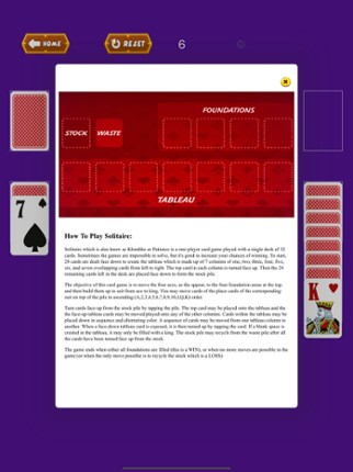 •Solitaire screenshot