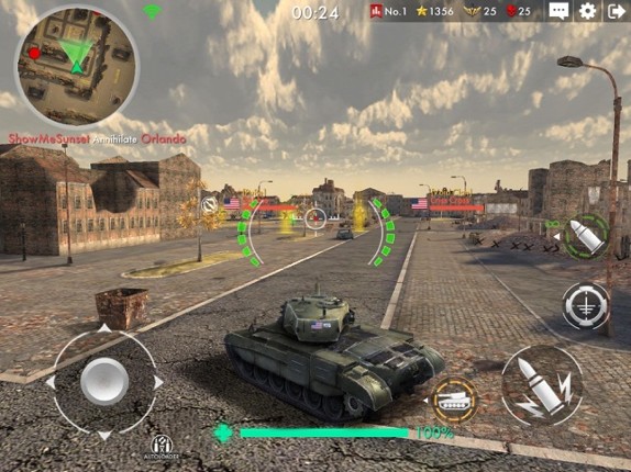 Tank Warfare: PvP Tanks Blitz screenshot