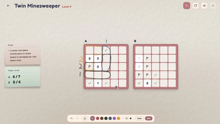 Temporal Minesweeper Image