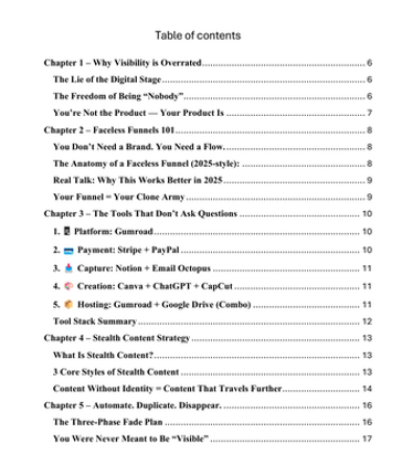 The Faceless Seller’s Survival Guide Image