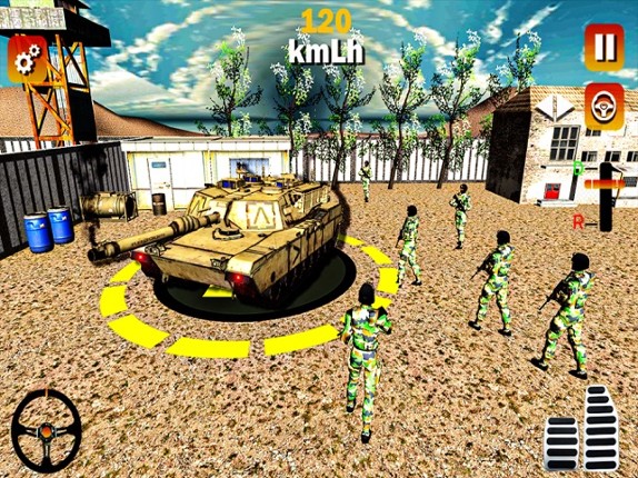 Army Tank Parking Tank Game screenshot