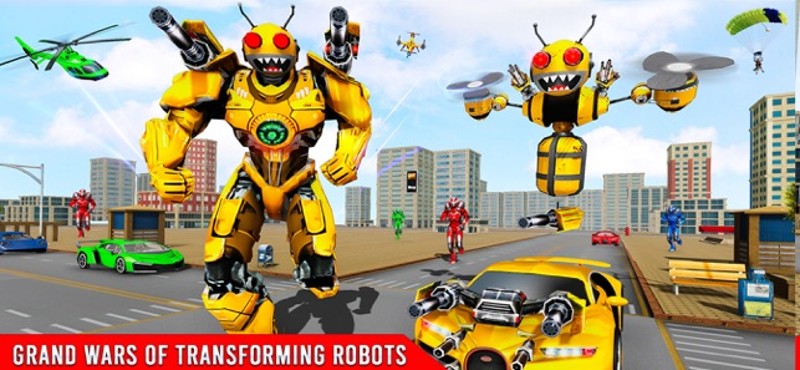 Bee Robot Transform Game 3D Image