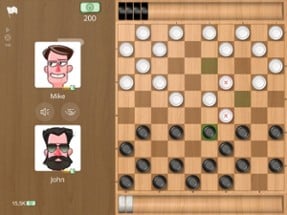 Checkers Online Game Image