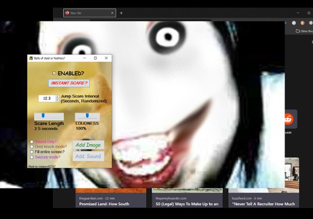 Desktop Jumpscares screenshot