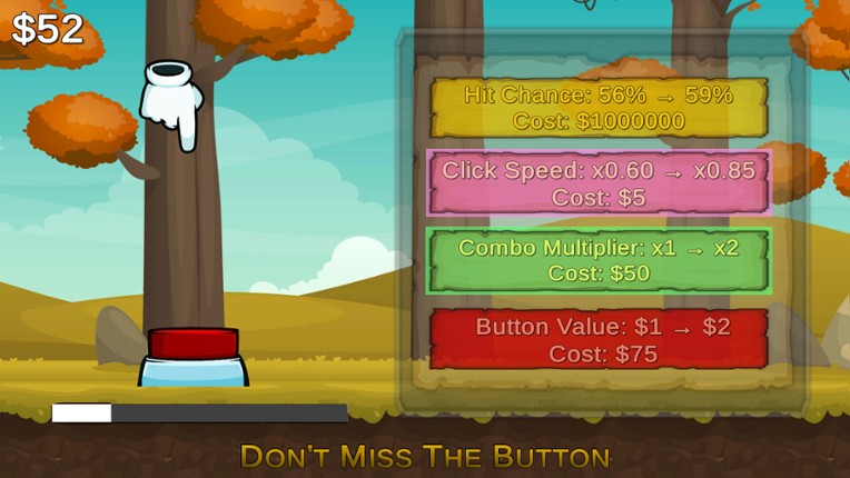 Don't Miss The Button Image