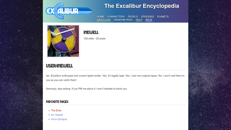 Excalibur screenshot