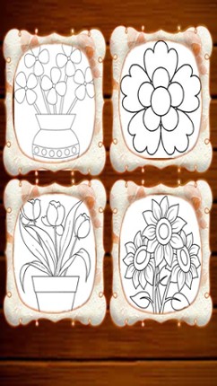 Flower Coloring Pages Free Games For Princess Girl Image