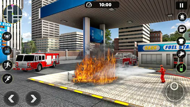 US Firefighter Truck Rescue 3D screenshot