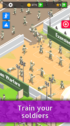 Idle Army Base: Tycoon Game Image