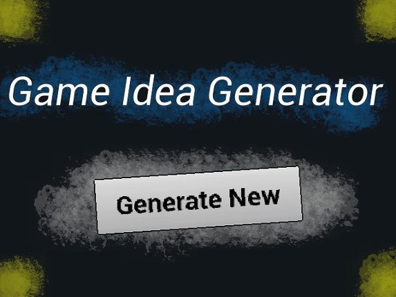 Game Idea Generator Game Cover