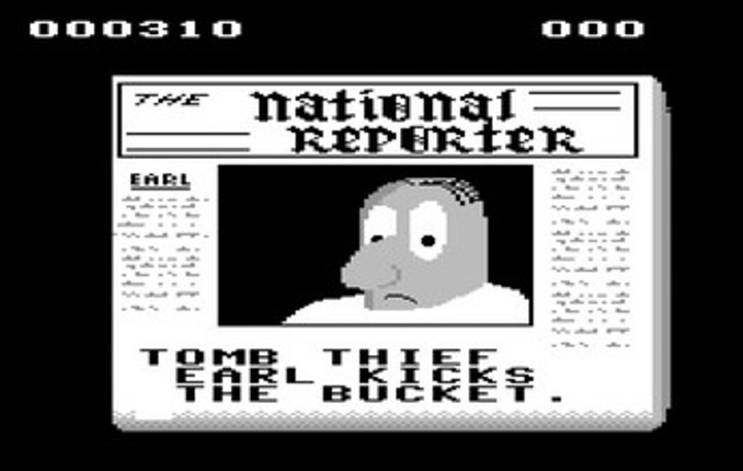 Earl the Tomb Robber (C64) screenshot