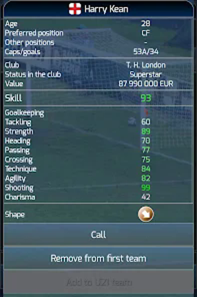 True Football National Manager screenshot