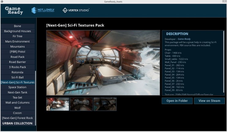 Game-Ready Assets screenshot