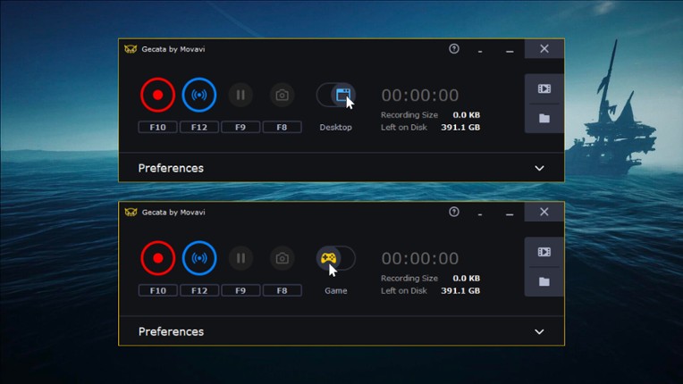 Gecata by Movavi 6 – Streaming and Game Recording Software screenshot