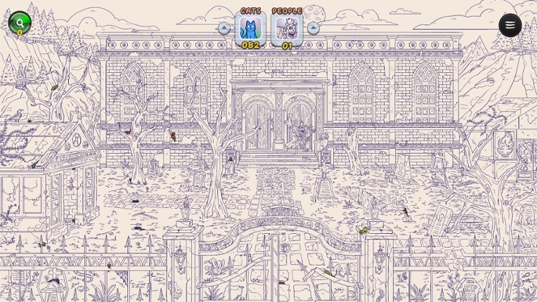 Hidden Cats in Spooky Village screenshot