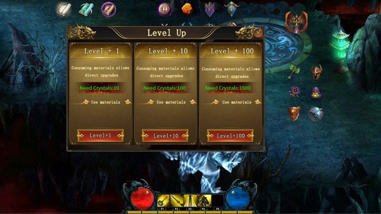 Legend of the Dark War God screenshot