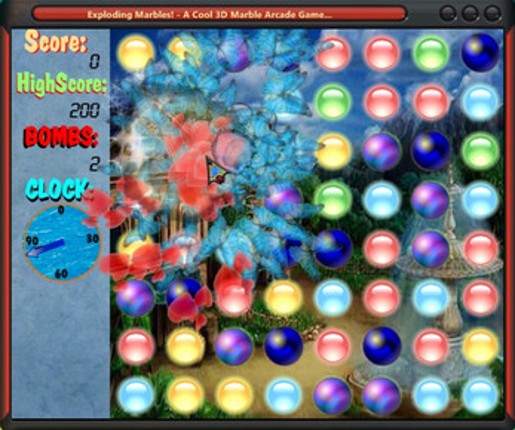 Michael Hardy's Exploading Marbles Game! screenshot
