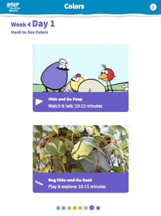 PEEP Family Science: Colors screenshot