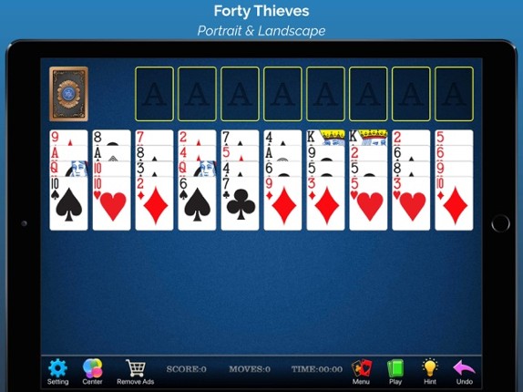Solitaire Card Games 4 in 1 HD screenshot