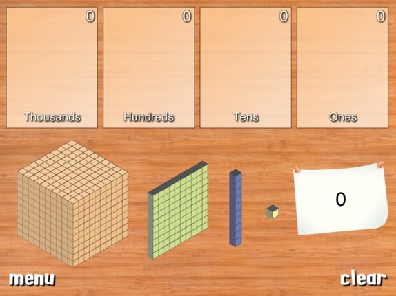 Base Ten Blocks screenshot