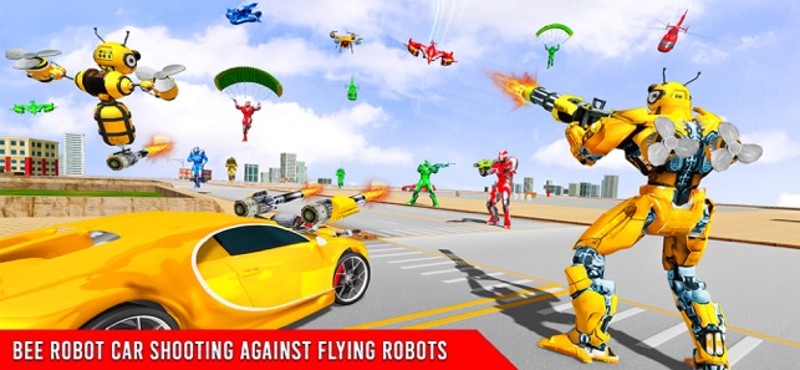 Bee Robot Transform Game 3D screenshot