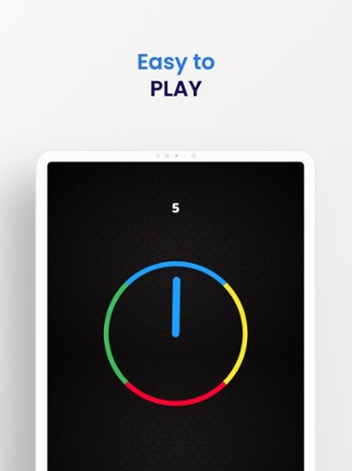 Crazy Wheel- Ticking colors screenshot