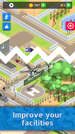 Idle Army Base: Tycoon Game Image